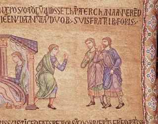 Vie de Noé (détail de mosaïque)