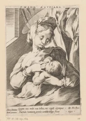 Marie allaitant l