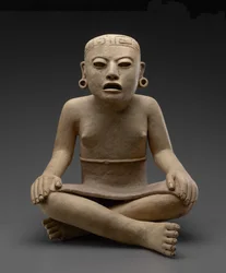 Femme assise, 600-900 après J.-C.
