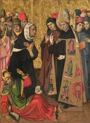 Saint Augustin disputant avec les hérétiques