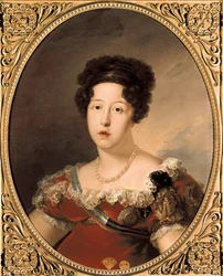 Dona Maria Isabel de Braganza. Portrait de Marie-Isabelle de Portugal (ou Marie-Isabelle de Bragança)