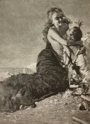 Renaissance, mère avec enfant, d