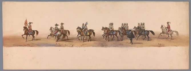 Défilé historique lors du bicentenaire de l