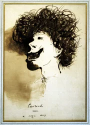 Gavroche à 11 ans - dans Les Misérables - encre sur papier, par Victor Hugo
