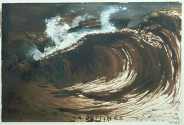 Ma destinee ... (plume, lavis et gouache)