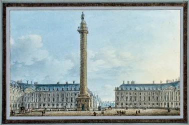 Vue de la colonne Vendôme à Paris