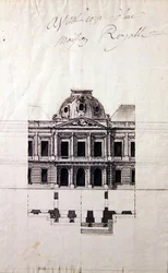 Conception pour une façade de maison royale