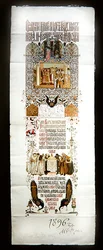 Carte du menu du banquet d