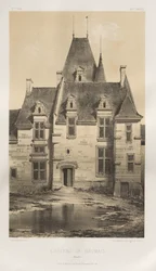 Architecture Pittoresque ou Monuments des XVeme et XVIeme Siècles: Châteaux de France des XV et XVI Siècles: Pl. 97, Château de Baumais (Calvados)