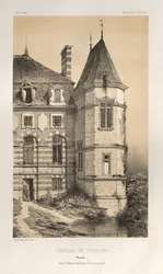 Architecture Pittoresque ou Monuments des XVeme et XVIeme Siecles: Chateaux De France des XV et XVI Siecles: Pl. 20, Chateau De Thorigny (Manche)