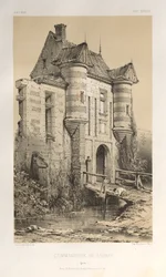 Architecture Pittoresque ou Monuments des XVeme et XVIeme Siecles: Chateaux De France des XV et XVI Siecles: Pl. 23, Commanderie De Launay (Yonne)