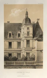 Architecture Pittoresque ou Monuments des XVeme et XVIeme Siecles: Chateaux De France des XV et XVI Siecles: Pl. 33, Château De Tanlay (Yonne)
