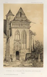 Architecture Pittoresque ou Monuments des XVeme et XVIeme Siecles: Chateaux De France des XV et XVI Siecles: Pl.2, Portail de L
