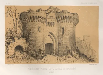 Ancienne Porte Du Château De Malmort (Corrèze)