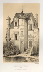 Pl.15, Manoir De Chastenay Sarthe, 1860
