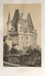 ...Pl. 51, Château De Jumillac Dordogne, 1860