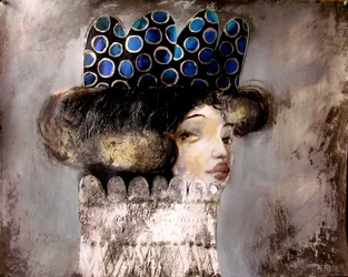 La femme à la couronne bleue