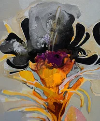 Abstrait floral spectaculaire