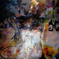 Femme abstraite et mystérieuse