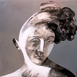 Femme abstraite et mystérieuse