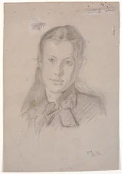 Portrait de Martha Møller (épouse de Viggo Johansen 1880)