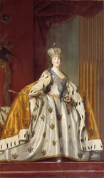 Catherine II de Russie dans ses robes de couronnement