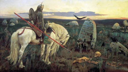 Un chevalier à la croisée des chemins, 1898