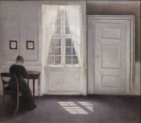 Intérieur de Strand Street avec le soleil sur le sol, 1901