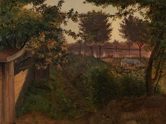 Derrière le jardin de l