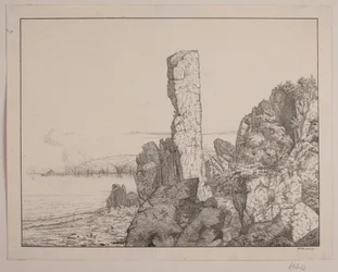 Côte rocheuse à Bornholm