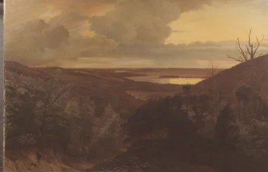 Tard le soir près de Himmelbjerget, Jutland