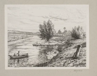 Partie près de la rivière Marne