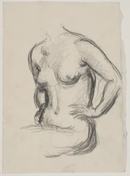 Modèle féminin assis