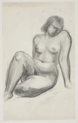 Modèle féminin assis