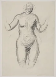 Modèle féminin debout