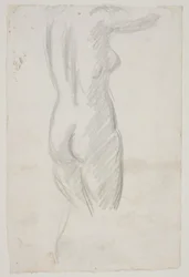 Modèle féminin debout
