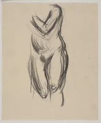 Modèle féminin debout