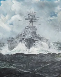 Le HMS Hood se dirige vers le Bismarck, 23 mai 1941, 2014