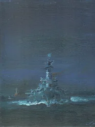 USS Washington repère Kirishima sur radar à Guadalcanal 1942, 2019