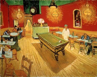 Le Café de nuit à la Place Lamartine à Arles