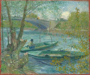 Pêche au printemps, Pont de Clichy (Asnières)