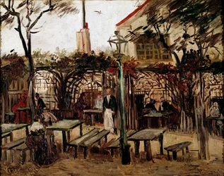 Guinguette à Montmartre : la table de billard en bois est devenue la bonne franquette