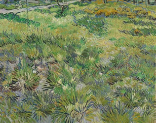 Herbe longue avec des papillons, 1890
