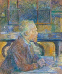 Portrait de Vincent van Gogh par Toulouse-Lautrec