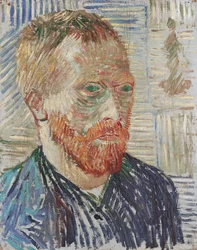 Autoportrait avec impression japonaise