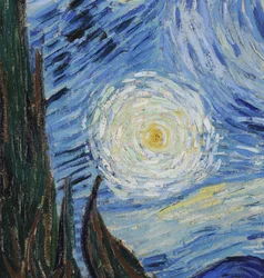 La Nuit étoilée (détail)