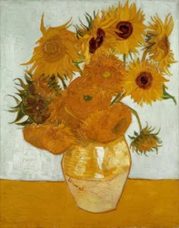 Vase avec des tournesols