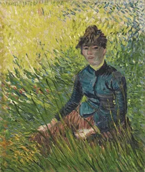 Femme dans un champ de blé, 1887