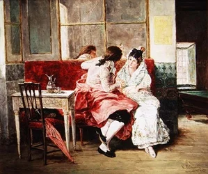 Café central du XIXe siècle