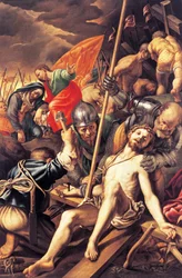 Christ cloué sur la croix, par Vincenzo Campi